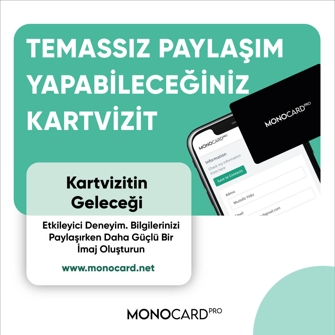 MonocardPRO Karekod (QR) Kartvizit